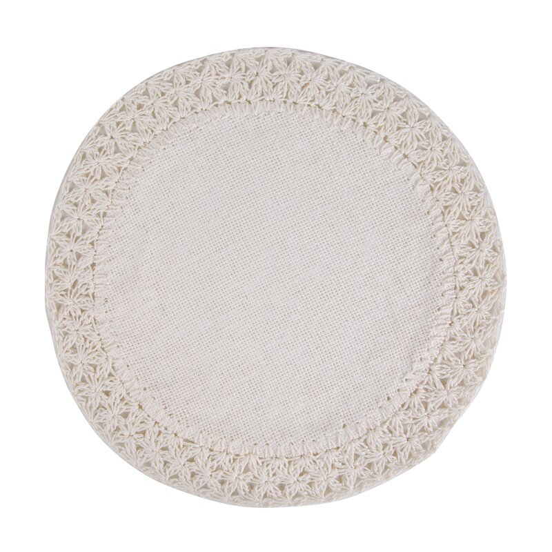 PODKŁADKA BOHO 11 FI 38 CM KREMOWY
