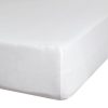 Prześcieradło z gumką jersey D91 białe 120 X 200 X 25 cm – miękkie i elastyczne