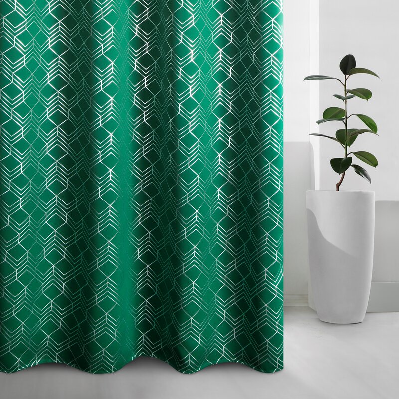 Zasłona gotowa zielona 140 x 250 cm – zapewnia zaciemnienie