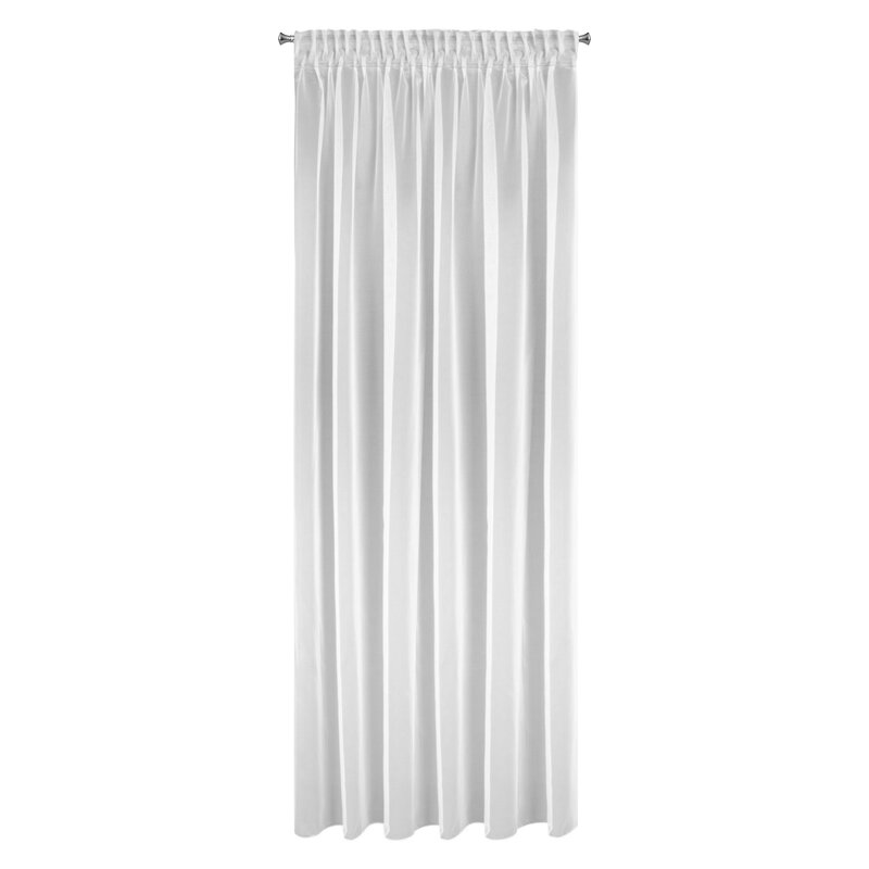 Firana gotowa biała 135 x 270 cm – rozświetla wnętrze