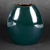 Wazon ceramiczny Amora2 zielony 22 x 12 x 25 cm – na suszone kwiaty
