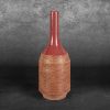 Wazon ceramiczny Elda czerwony 16 x 48 cm – idealny na kwiaty
