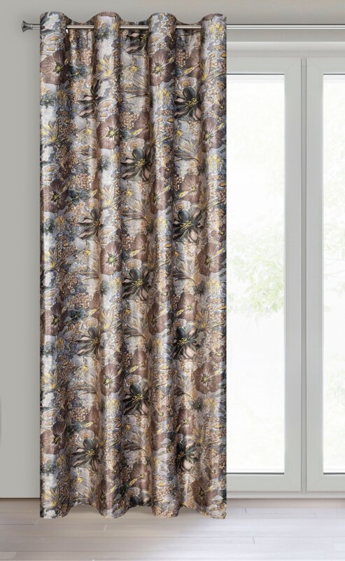 ZASŁONA GOTOWA DIANA 140 X 250 CM STALOWY