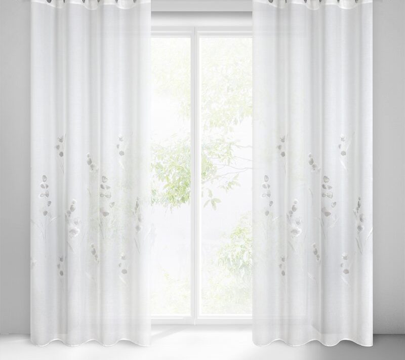Firana gotowa Isabel biała 140 x 250 cm – rozprasza światło