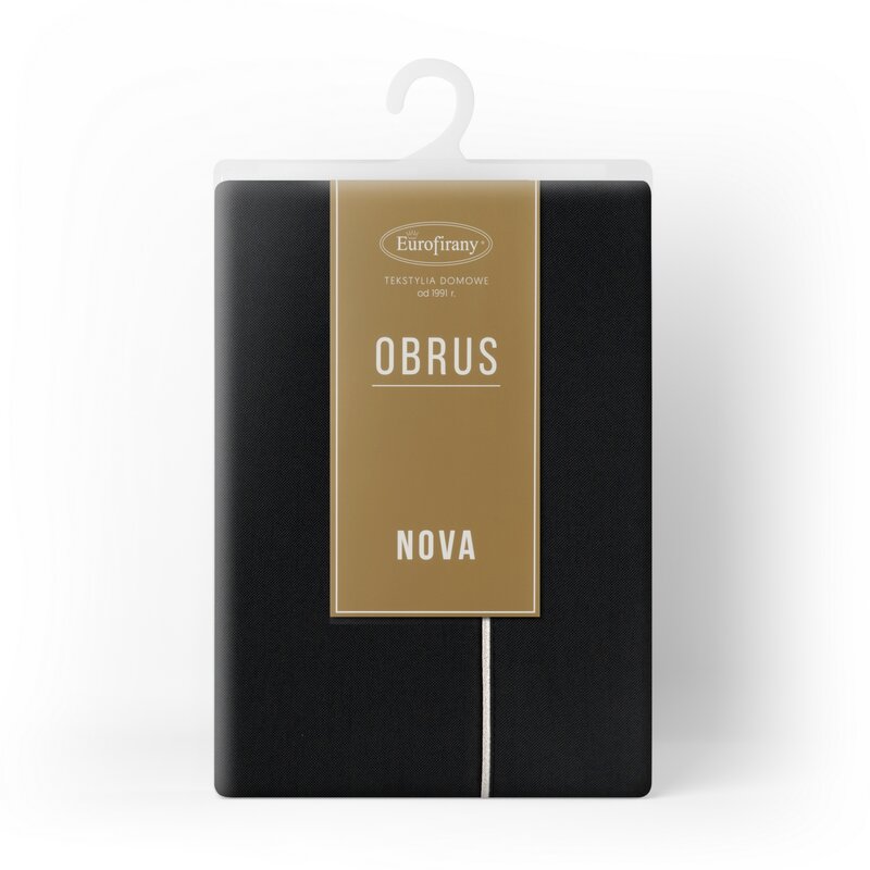 Obrus Dorita czarny 140X220 – na co dzień i święta