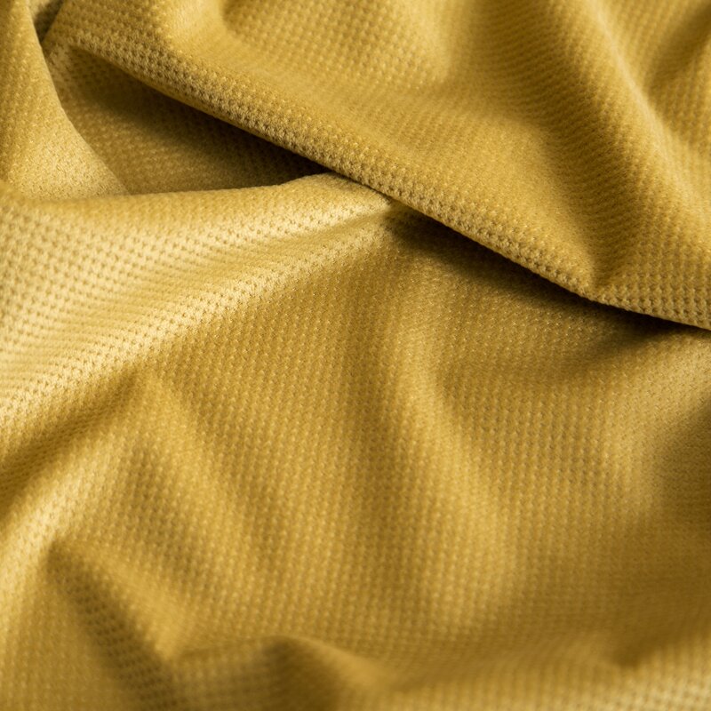 Zasłona gotowa Milo złota 140 X 250 cm – aksamitna, przytulna