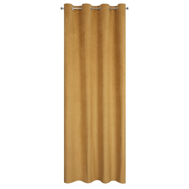 Zasłona gotowa LILI żółta 140 x 250 cm – wprowadza ciepło