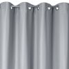 Zasłona gotowa ESSME srebrna 140 X 250 CM – nowoczesny blask