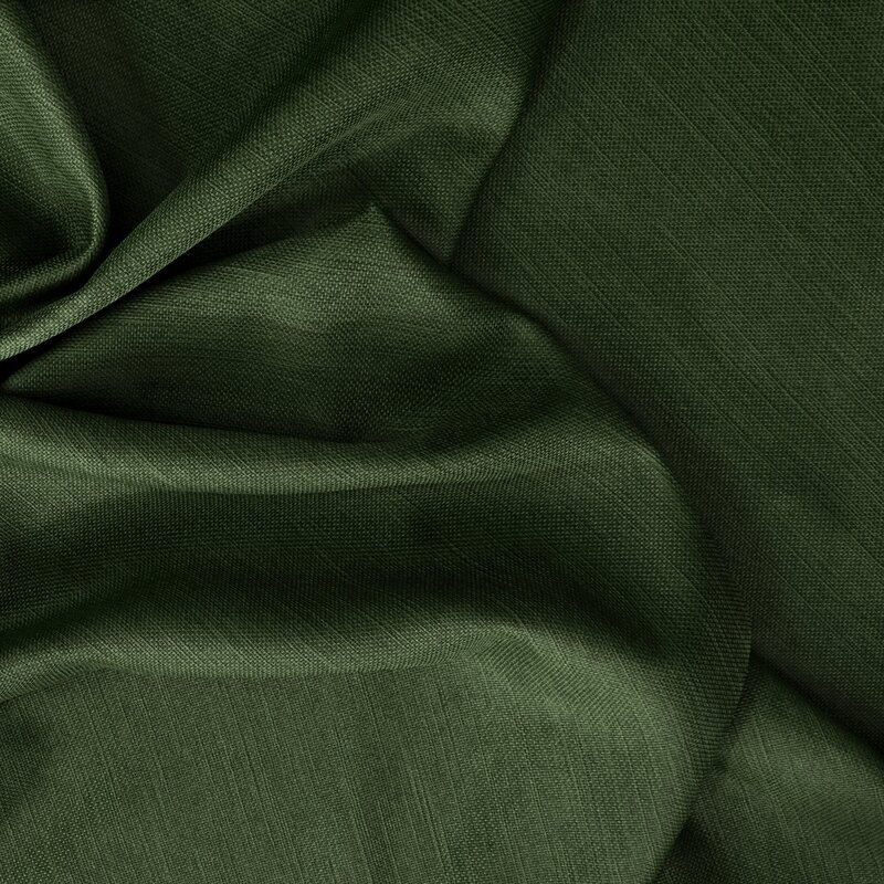 Zasłona gotowa Style ciemnozielona 140 x 250 cm – zaciemnia pomieszczenie