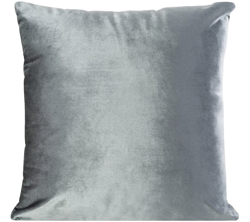 Poszewka velvet Samanta grafitowa 40 x 40 cm – miękka i stylowa