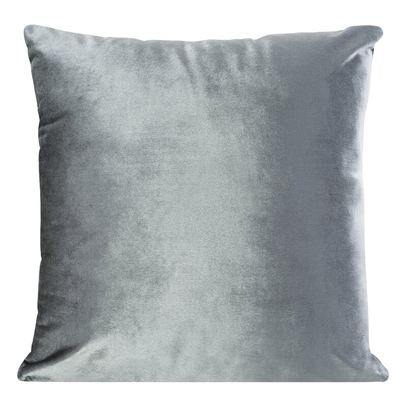 Poszewka velvet Samanta grafitowa 40 x 40 cm – miękka i stylowa