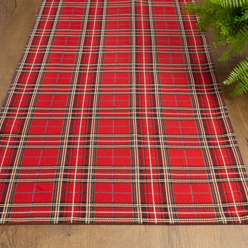 OBRUS LOOK 40 X 180 CM CZERWONY