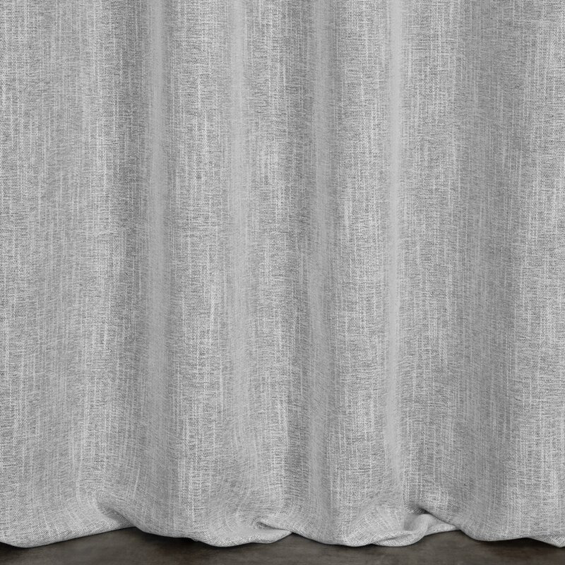 Zasłona gotowa Agnes popielata 140 x 250 cm – zaciemnia wnętrze