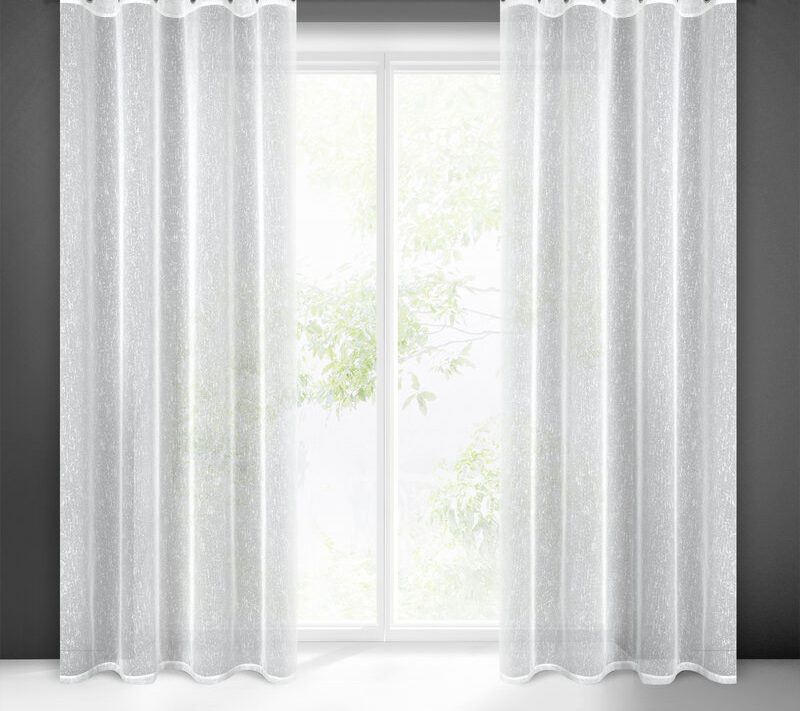 Firana gotowa Kelly biała 140 x 250 cm – rozświetla wnętrze