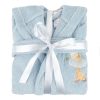 Szlafrok dziecięcy SD/BABY41 błękitny 40x65 cm – miękki i ciepły