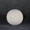 Kula dekoracyjna RISO kremowa fi 8 X 7 cm – z unikalną fakturą