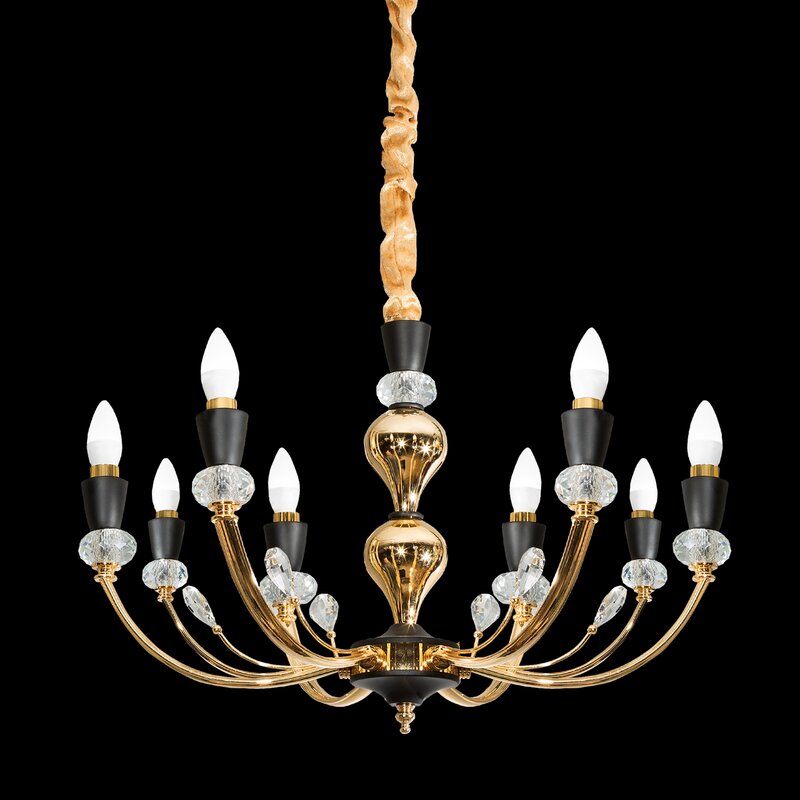 Lampa wisząca Melba 01 złota fi 71 x 120 cm – do przestronnych wnętrz