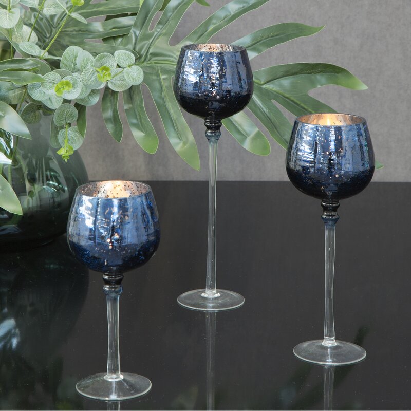 SZKLANY ŚWIECZNIK DEKORACYJNY VERRE2 O 9 X 25 CM BIAŁY