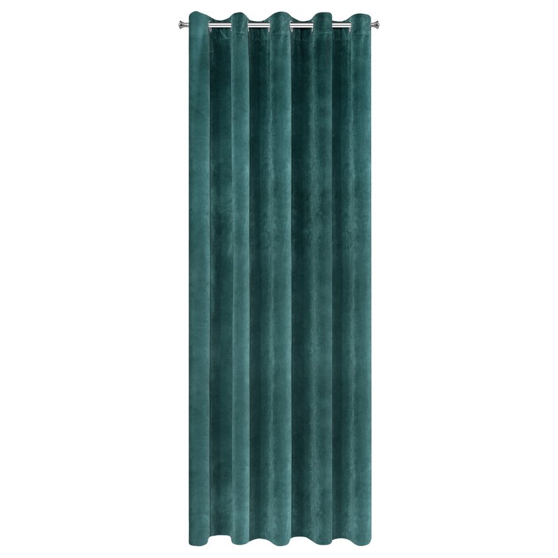 Zasłona gotowa Villa ciemnoturkusowa 140 x 250 cm – zaciemniająca i stylowa