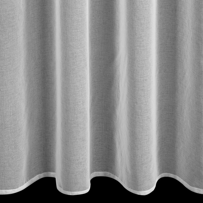 Zasłona gotowa Ilana biała 140 x 250 cm – rozjaśnia wnętrze