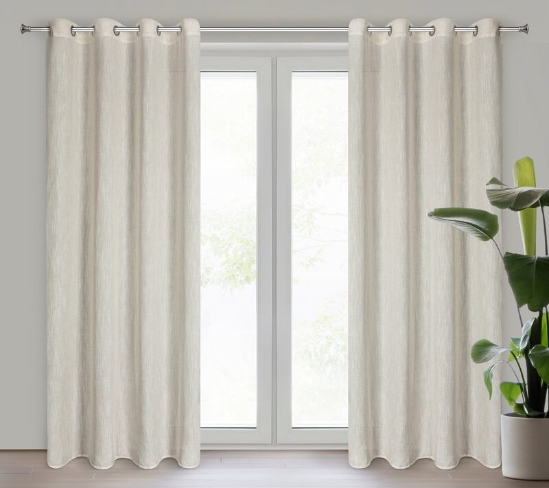 Zasłona gotowa Latika naturalna 140 x 250 cm – dodaje lekkości