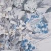 Obraz ręcznie malowany Kwiaty i Pióra biały 80 X 120 cm – harmonia i spokój