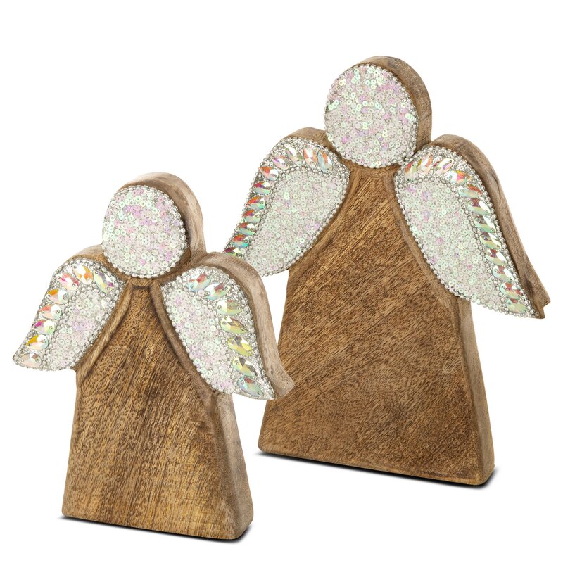 FIGURKA ŚWIATECZNA D29 16 X 2 X 21 CM BRĄZOWY