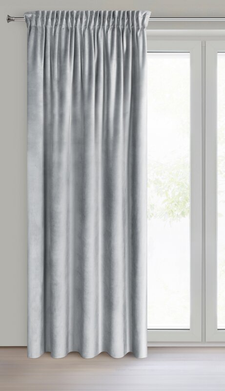 ZASŁONA GOTOWA MARLEN NA TAŚMIE 140 X 270 CM JASNOSREBRNY