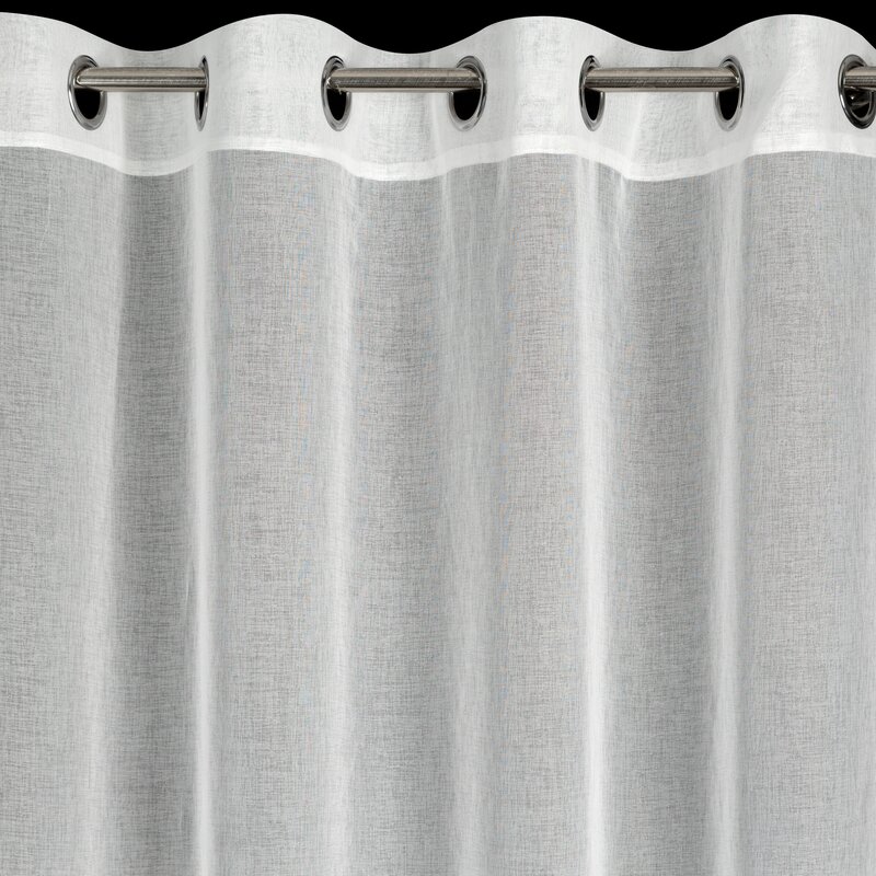 Firana gotowa Roxana biała 140 x 250 cm – rozjaśnia wnętrze