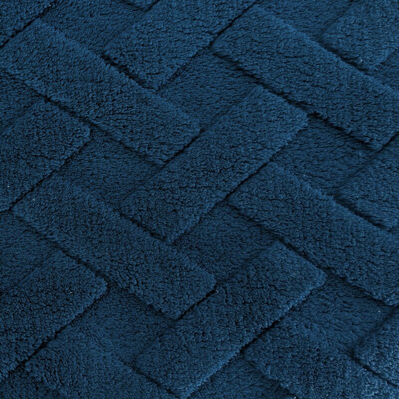 Koc D91 CARO granatowy 150 X 200 CM – miękki i ciepły