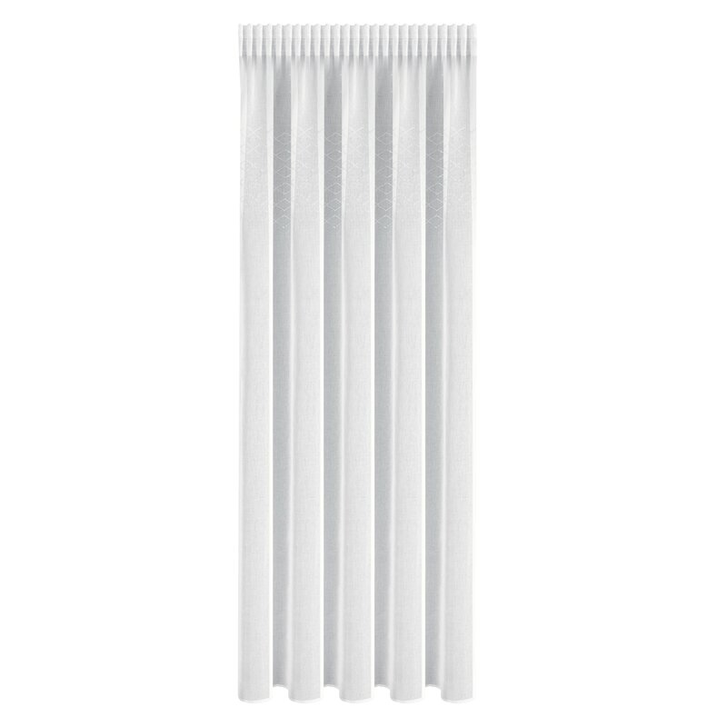 Firana gotowa Kleo biała 140 x 270 cm – rozświetla wnętrze