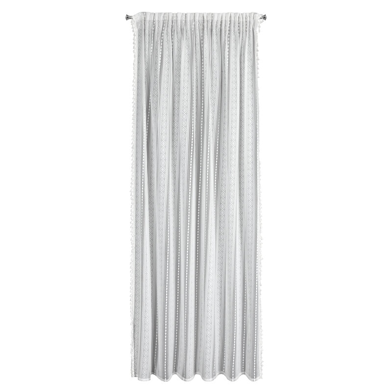ZASŁONA GOTOWA ADORA NA TAŚMIE 140 X 270 CM BIAŁY