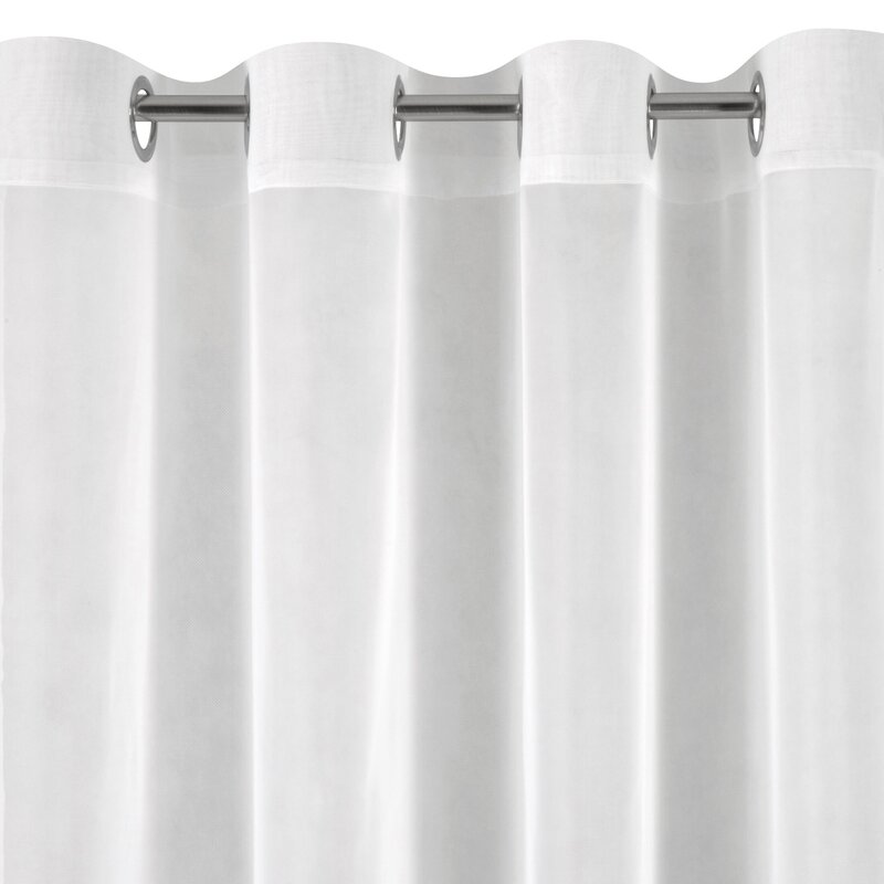 Firana gotowa Lucy biała 350 X 250 cm – lekka i zwiewna
