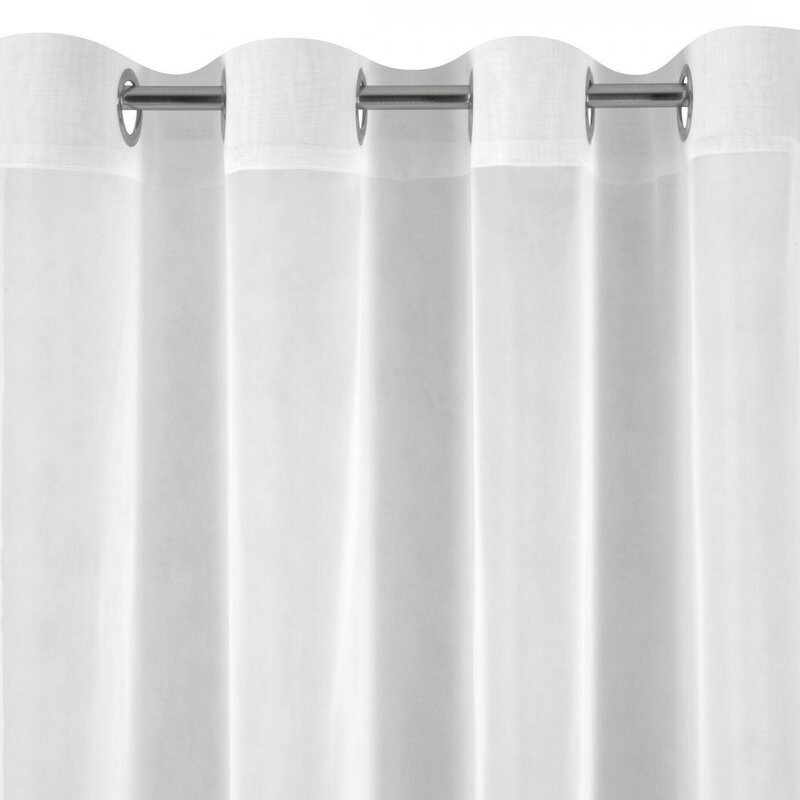 Firana gotowa Lucy biała 140 x 250 cm – rozprasza światło