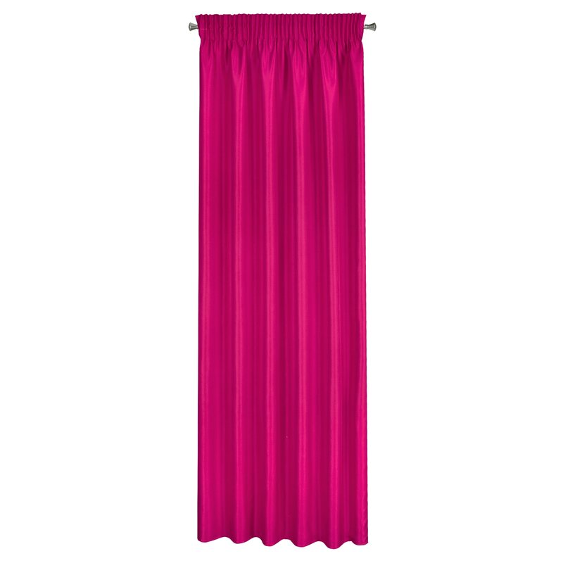 Zasłona gotowa Rita na taśmie amarantowa 140 X 270 CM – miękka i elegancka