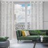 Firana gotowa Capri biała 140 X 250 cm – z subtelnym nadrukiem