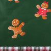 KOMPLET POŚCIELI ŚWIATECZNEJ GINGER02 160 X 200 CM CZERWONY