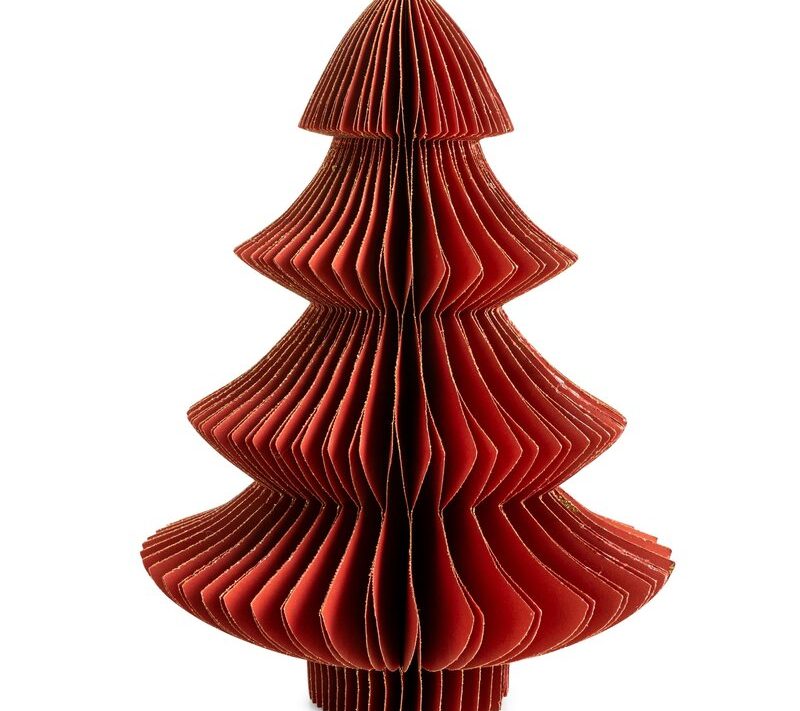 Ozdoba świąteczna bordowa 20 x 19 x 25 cm – idealna dekoracja