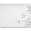 RĘCZNIK ŚWIATECZNY SANTA13 70 X 140 CM BIAŁY