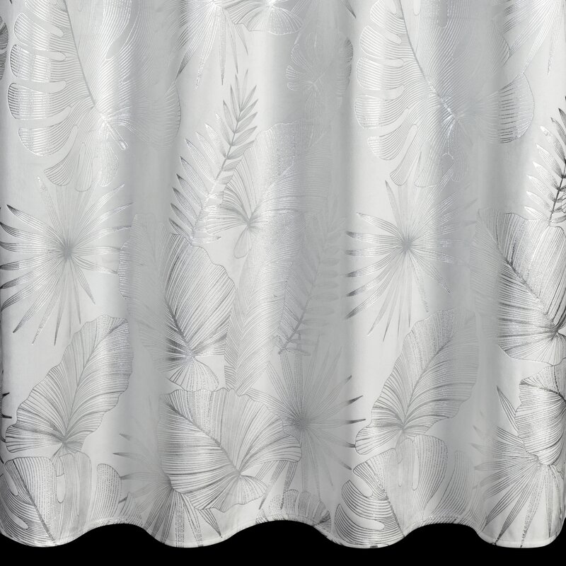 Zasłona gotowa biała 140 x 250 cm – dodaje elegancji