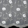 Firana gotowa AMIRI kremowa 140 X 250 CM – z delikatnym haftem