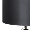 Lampa stojąca Amelia czarna O 41 x 153 cm – stworzy nastrój