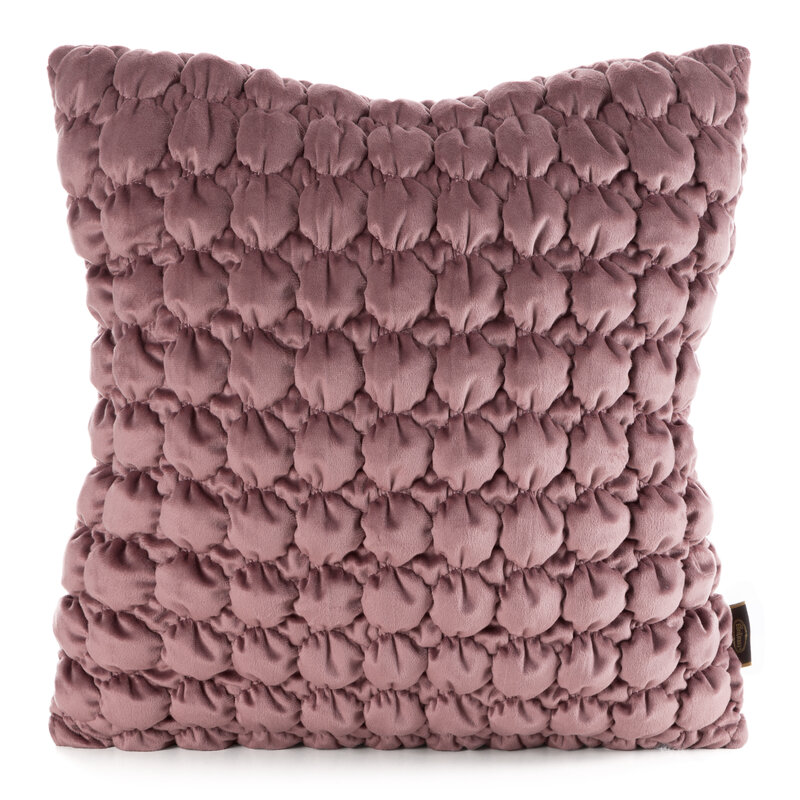 Poszewka Velvet pudrowy róż 45 x 45 cm – doda przytulności