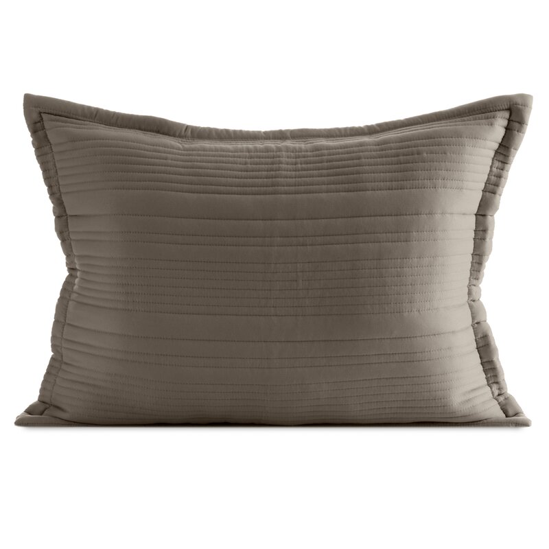 Poszewka velvet TARA ciemnobeżowa 50 x 70 cm – dodaje przytulności