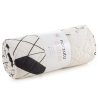 Narzuta Microfibra Geo naturalna 220 x 240 cm – doda charakteru wnętrzu