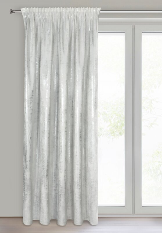 Zasłona gotowa Renia biały 140 x 270 cm – doda blasku wnętrzu