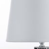 Lampa stołowa biała 25 x 40 cm – doda blasku wnętrzu