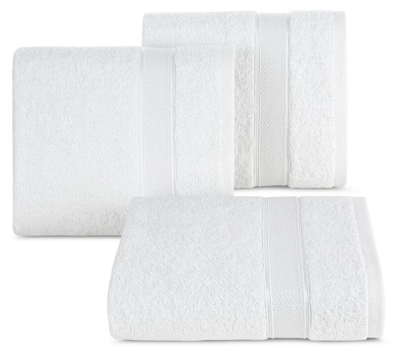 Ręcznik Liana biały 70 X 140 cm – miękki i puszysty