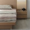 Prześcieradło z gumką fioletowe 100 x 200 x 30 cm – idealne dopasowanie