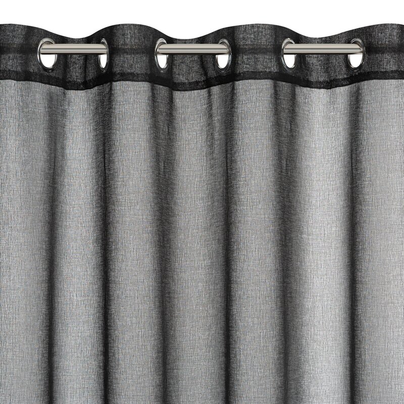 Zasłona gotowa Marion czarna 140 x 250 cm – dodaje przytulności